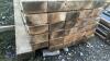 Quantity of oak beams (approx 13ft long x 8'' x 4'') - 2