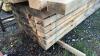 Quantity of oak beams (approx 13ft long x 8'' x 4'') - 3