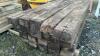 10 x hardwood railway sleepers - 2