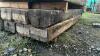 10 x hardwood railway sleepers - 2