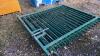 3 x metal gates (green)(approximately 3m opeinging each gate) - 6