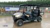 2018 KUBOTA RTV X1140 4 seater 4wd diesel utility vehicle c/w hydraulic rear tipping body s/n50109