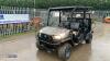 2018 KUBOTA RTV X1140 4 seater 4wd diesel utility vehicle c/w hydraulic rear tipping body s/n50109 - 2