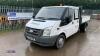 2008 FORD TRANSIT 115 T350L D/C rwd crew cab tipper (YS08 HMZ)(MoT 6th August 2025)(V5 & some history in office) - 2