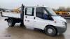 2008 FORD TRANSIT 115 T350L D/C rwd crew cab tipper (YS08 HMZ)(MoT 6th August 2025)(V5 & some history in office) - 6