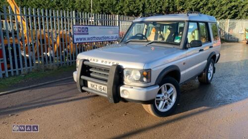 2004 LAND ROVER DISCOVERY with full leather (NKZ 1641)(MoT 1st February 2025)