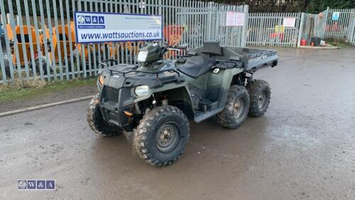 2018 POLARIS SPORTSMAN 570 6x6 quad (PO18 GYJ)(V5 & manual in office)