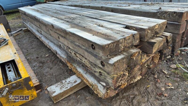 4 x hardwood heavy duty bog mats (approx 5m long)