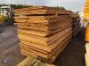 8 x packs of approx 10 plywood sheets (approx 1.2m x 2.4m x 10mm thick) - 3