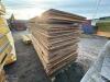 8 x packs of approx 10 plywood sheets (approx 1.2m x 2.4m x 10mm thick) - 4