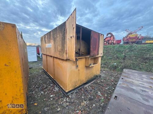 10,000 litre bunded fuel tank