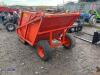 KUBOTA TSC120 4ft PTO sweeper collector c/w hyd tip (s/n K-SC01158) - 3