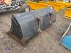 69'' quick hitch bucket to fit tractor loader - 3