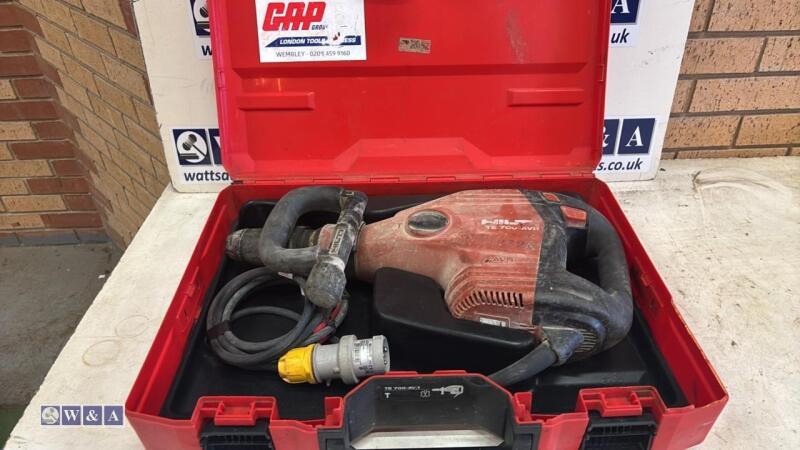 HILTI TE700 110v breaker c/w case