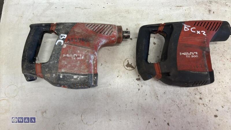 2 x HILTI TE300 breakers