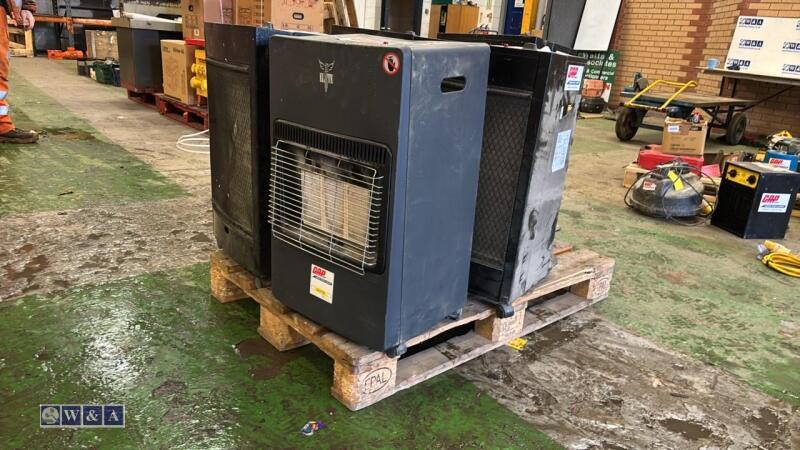 Pallet of gas cabinet heaters