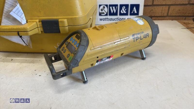 TOPCON TPL4A pipe laser level c/w case