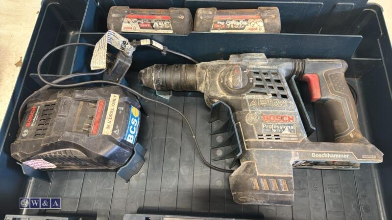 BOSCH 36v SDS drill c/w case