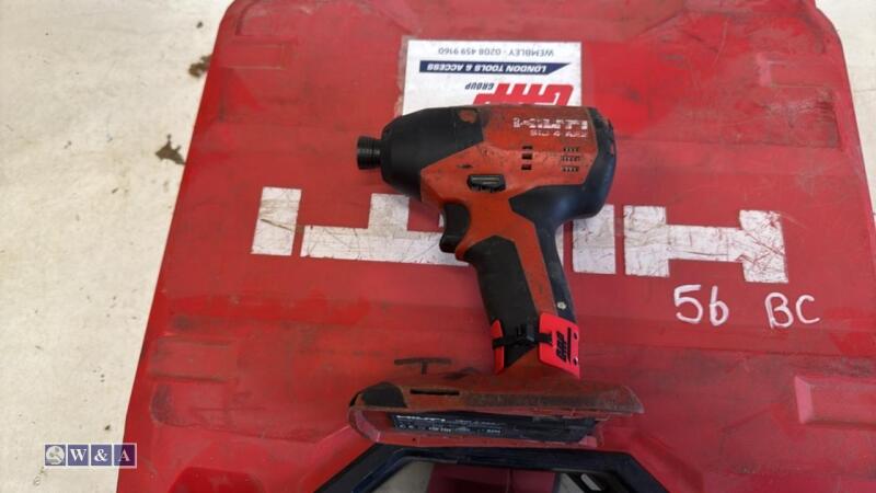 HILTI SID4-A22 cordless impact wrench c/w case