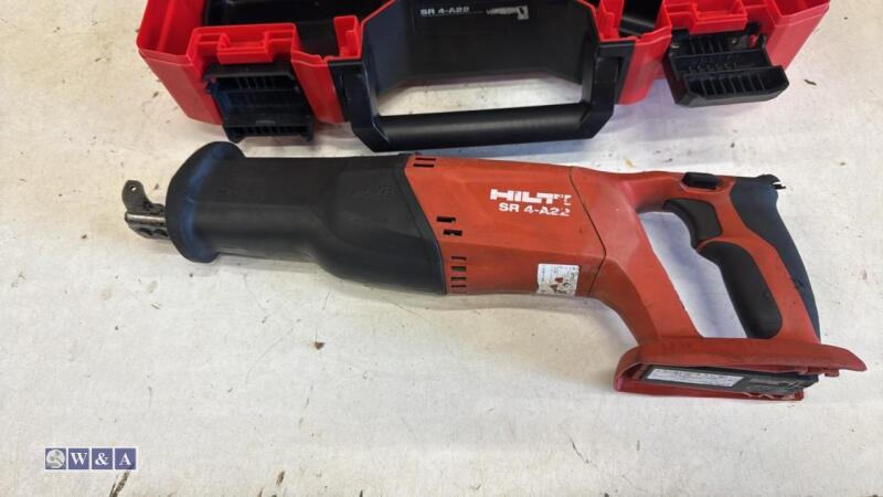 HILTI 22v cordless reciprocating saw c/w case