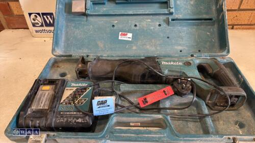 MAKITA cordless reciprocating saw c/w case