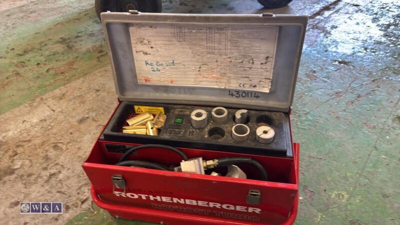 ROTHENBERGER 240v pipe freezer