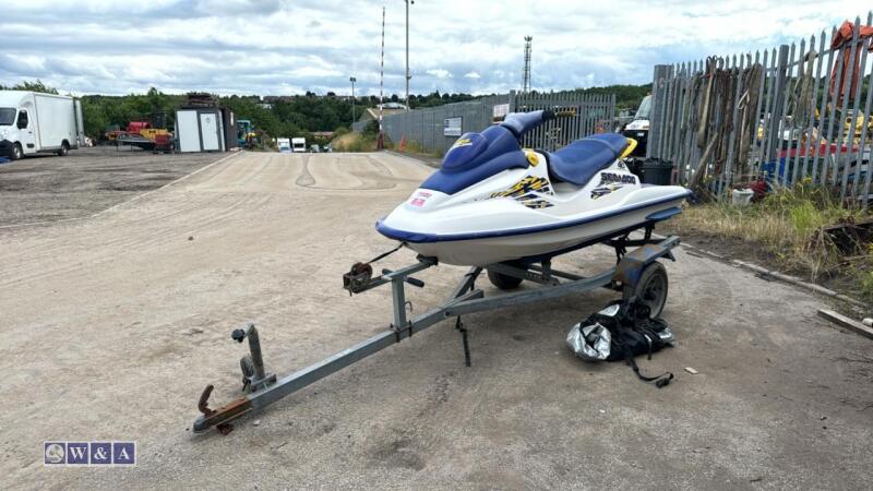 SEADOO GS Rotax powered jet ski (s/n C1A8M00344) c/w trailer