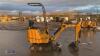 2021 JCB 8008 rubber tracked excavator with bucket, blade, piped & expanding tracks - 6