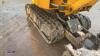 2021 JCB 8008 rubber tracked excavator with bucket, blade, piped & expanding tracks - 12