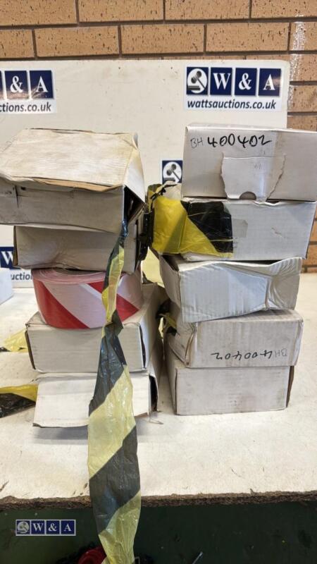 10 x boxes of hazard warning tape