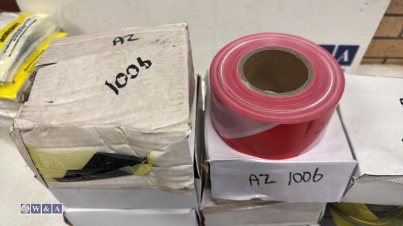 14 x rolls of hazard warning tape