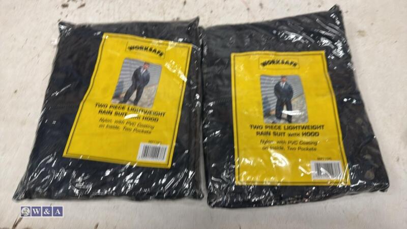 2 x two piece rain suits (size XL)