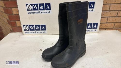 GRAFTGEAR steel toe wellies (size 11) (unused)