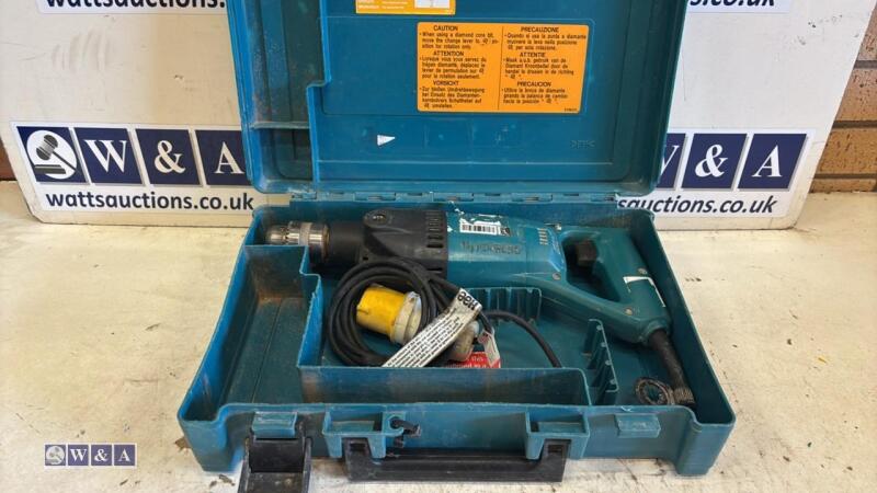 MAKITA 8406 110v diamond core drill c/w case