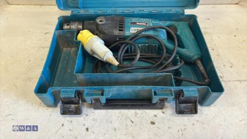 MAKITA 8406 110v diamond core drill c/w case