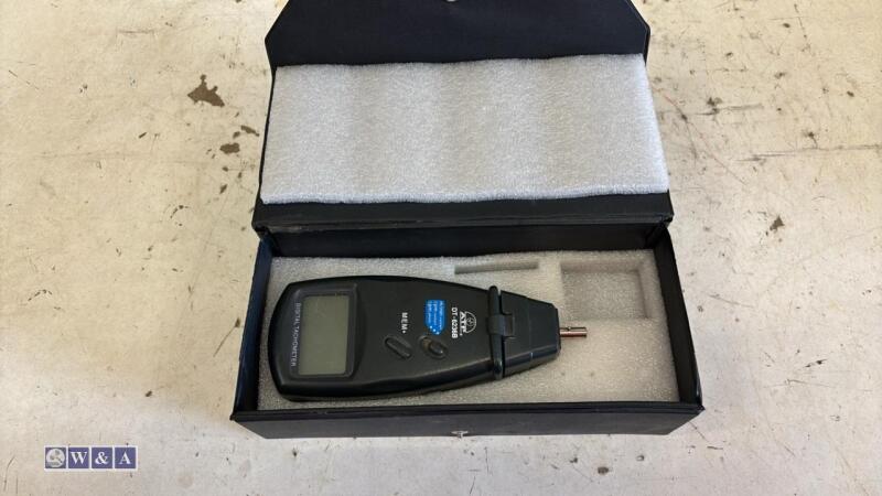 Digital tachometer c/w box