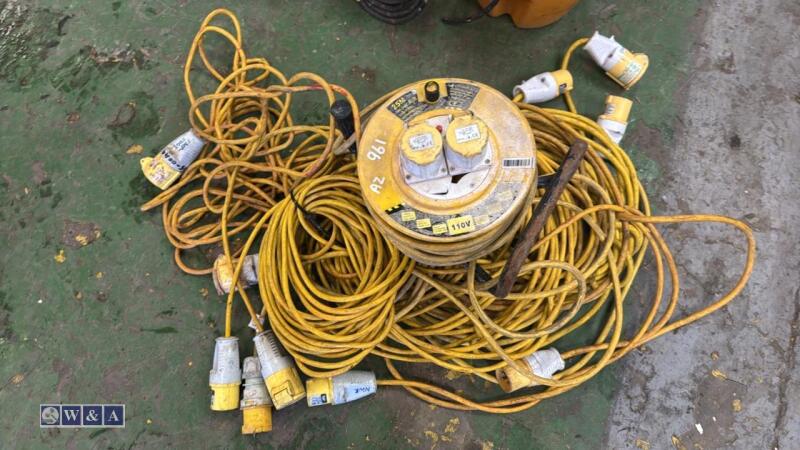 Quantity of 110v extension leads