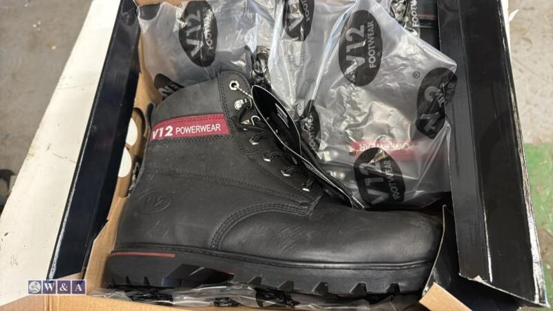 V12 steel toe workboots (size 10) (unused)