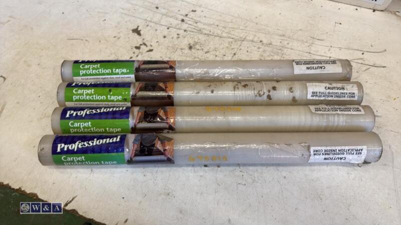 4 x rolls of carpet protector