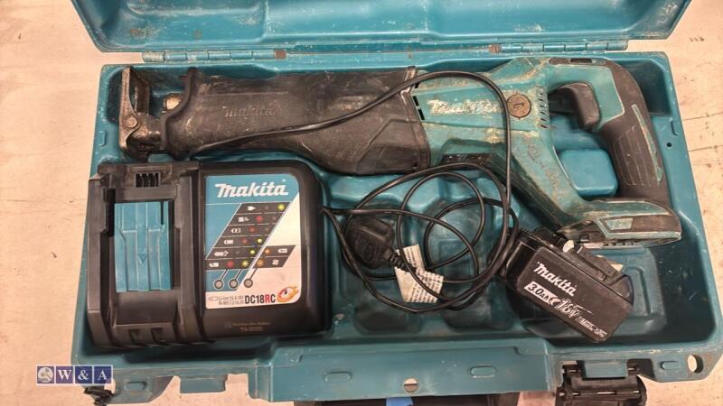 MAKITA cordless reciprocating saw c/w case