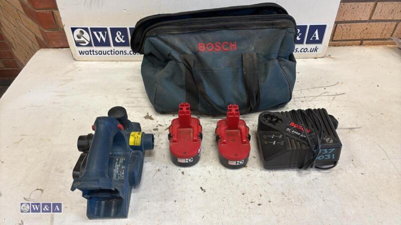 BOSCH cordless planer c/w carry case