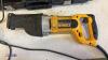 DEWALT reciprocating saw c/w case - 8