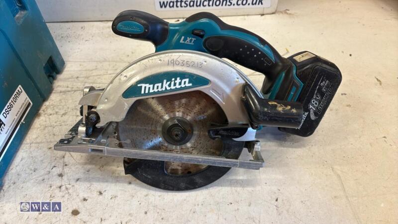 MAKITA cordless circular saw c/w case