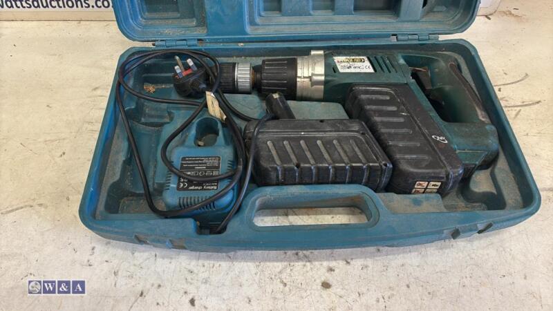 MAX cordless drill c/w case