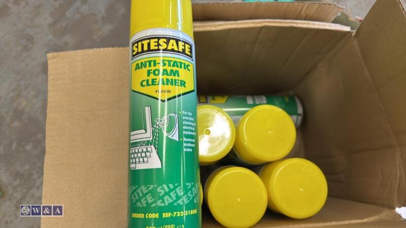 Box of anti-static foam cleaner