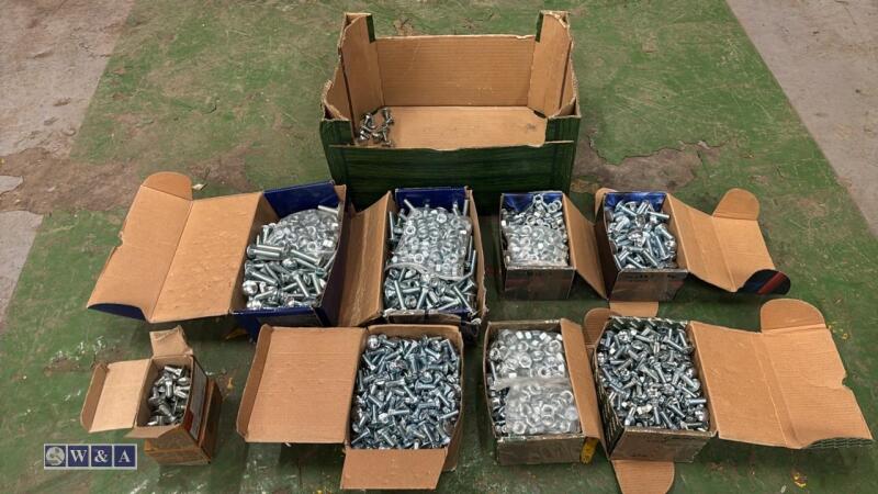 Quantity of mixed bolts etc