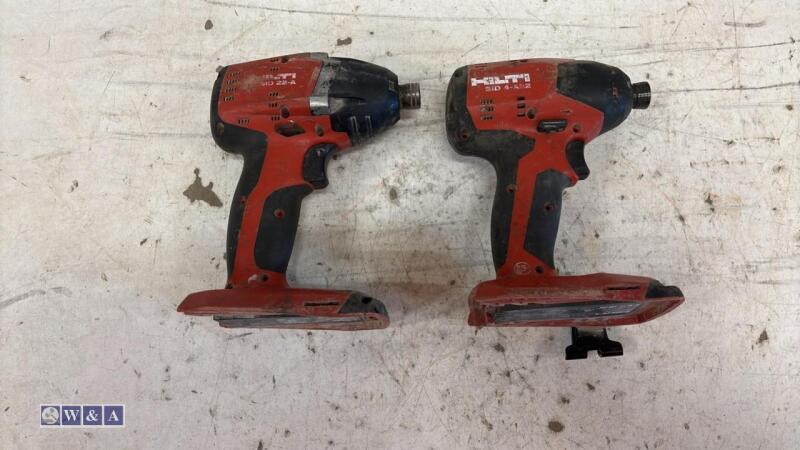 2 x HILTI 22v tek guns