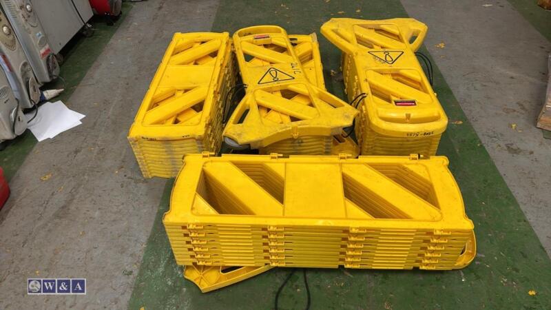 Quantity of RUBBERMAID hazard barriers