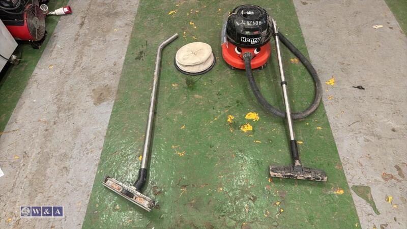 NUMATIC HENRY 110v vacuum c/w hose, pipe & head