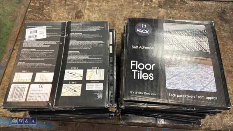 Quantity of floor tiles